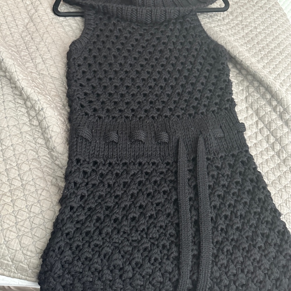 Knit winter dress